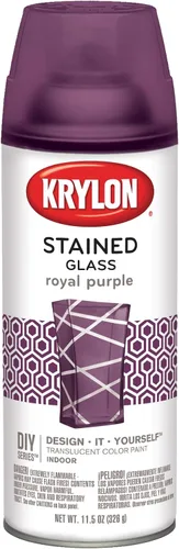 Vista 7 de Krylon K09026000 Pintura en aerosol para vidrios, 11.5 onzas, Rojo Granate