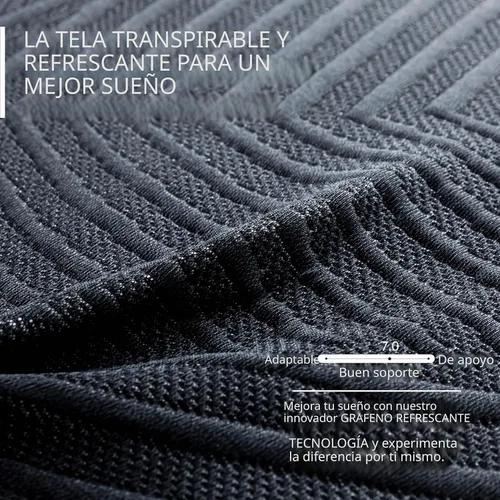 Vista 4 de EGOHOME - Colchón de espuma viscoelástica individual de 10 pulgadas para dolor de espalda, cama de gel de cobre refrescante en una caja, espuma