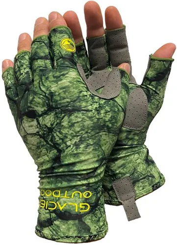 Vista 12 de GLACIER GLOVE Islamorada 50+ protección solar, duradero, ligero, transpirable, de secado rápido, sin dedos, para pesca al aire libre