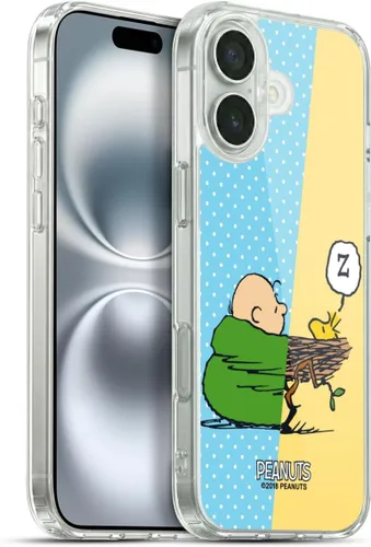 Vista 109 de Head Case Designs Officially Licensed Peanuts Charlie & Woodstock Nap Halfs and Laughs Gel Case [Military Grade Protection] Compatible with Apple