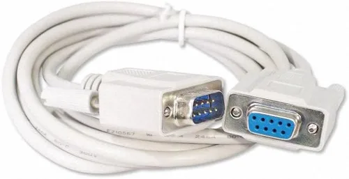 Vista 8 de YCS basics Cable de extensión DB9 de 9 pines serial/RS232 macho/hembra de 100 pies