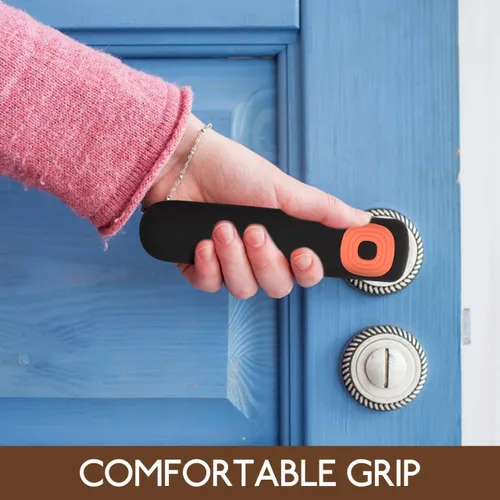 Vista 7 de COHEALI Funda protectora de silicona anticolisión para manija de puerta interior, protector suave para evitar lesiones y daños en la pared, 5.51 x