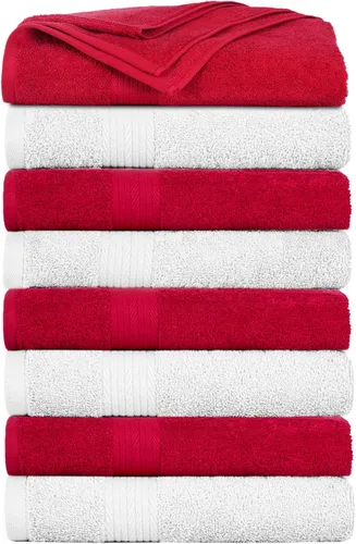 Vista 7 de Ample Decor Paquete de 4 toallas de mano de 600 GSM, 100% algodón, certificadas Oeko Tex, supersuaves, altamente absorbentes, de secado rápido