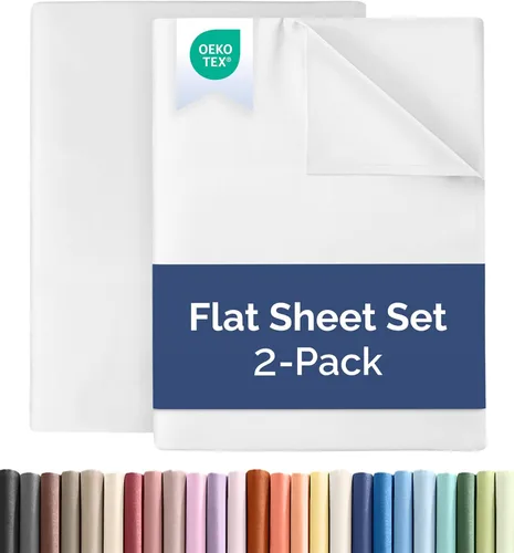 Vista 22 de Sábana encimera de bolsillo profundo, más suave que el algodón egipcio, 1 sábana encimera para colchón tamaño California King