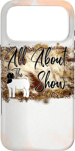 Vista 22 de All About Show Goat Show Goat Mom Country Girls Farm Life - Carcasa para iPhone 16