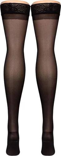 Vista 6 de Truform Lites - Altura hasta el muslo, talla S, color negro (paquete de 2)