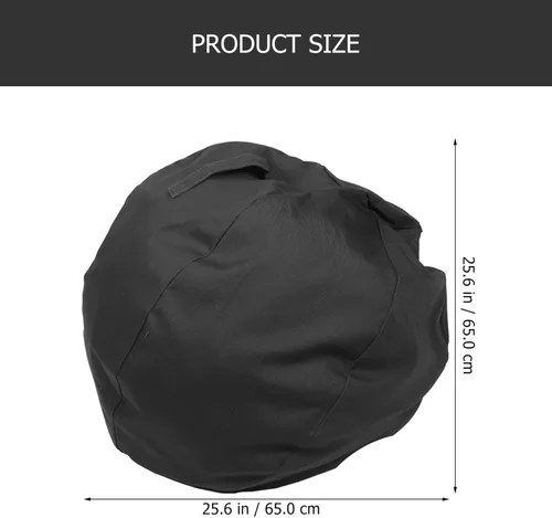 Vista 6 de BESPORTBLE Cubierta de bola de equilibrio, cubierta de bola de ejercicio, cubierta de bola de entrenamiento lavable, protector de pelota