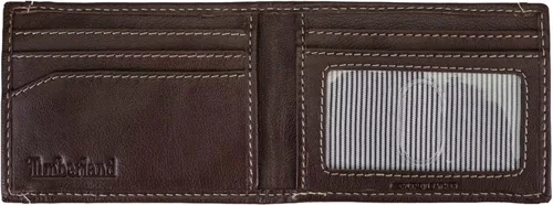 Vista 2 de Timberland Mens Slim Leather Front Pocket Credit Card Holder Wallet
