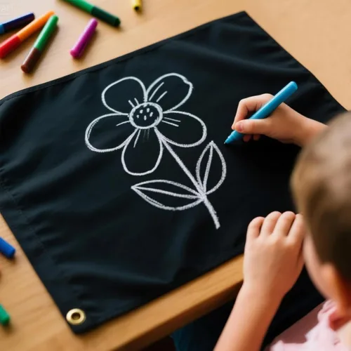 Vista 4 de Bandera negra sólida en blanco personalizable de 12 x 18 pulgadas, haz tu propia pancarta personalizada para decorar nailon resistente al aire