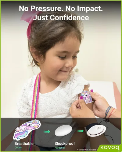 Vista 3 de Cubiertas protectoras en forma de animal para sensores Libre 3 y Plus, paquete de 16 Kovoq FiguraGuard Parches adhesivos Freestyle Libre 3