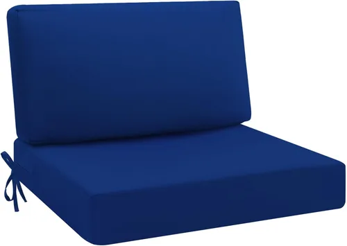 Vista 9 de idee-home Cojines impermeables para asiento de exteriores, cojines de repuesto para sofá y sillas de asiento profundo Hampton Bay, para césped