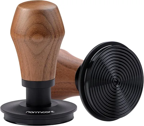Vista 13 de Normcore Tamper para Espresso de 51 mm con base ondulada - Tamper con resorte - Muelles de repuesto de 15 lb / 25 lb / 30 lb - Mango y soporte
