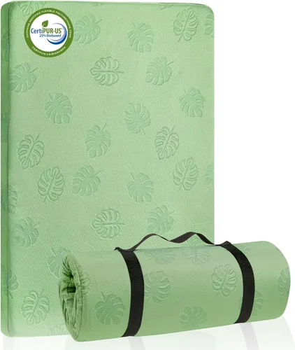 Vista 12 de Lilian&Gema Cubrecolchón Pack and Play 38"x26"x1.5", Colchón Portátil para Parque Infantil, Cubrecolchón Pack N Play, Funda Suave, Transpirable e