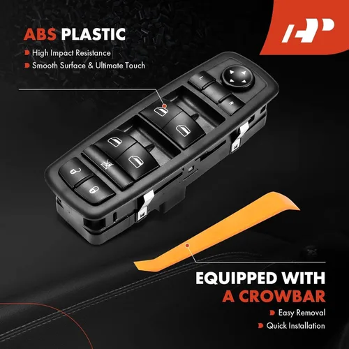 Vista 5 de A-Premium Interruptor de ventana eléctrico maestro de 8+13 pines compatible con Dodge Dart 2013-2016 y Jeep Cherokee 2014-2016 y Chrysler 200