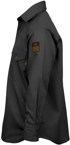 Vista 3 de Camisa resistente a llamas FR para soldadura - 100% C - 9 onzas