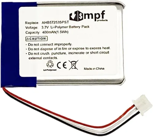 Vista 2 de Reemplazo de batería AHB572535PST de 400 mAh compatible con auriculares inalámbricos Bluetooth estéreo con cancelación de ruido Jabra Evolve 75