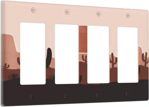 Vista 20 de Placa de pared de 1 cuadrilla, diseño de playa, océano, amanecer, mar, atardecer, cubierta de interruptor de luz en blanco, decorativo, sin