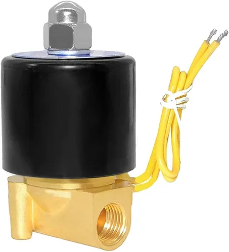 Vista 6 de Válvula solenoide eléctrica de latón Beduan, 1/2" 12V, normalmente cerrada para aire, agua, gas, combustible y aceite