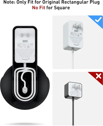 Vista 7 de Maxonar Soporte de pared Pop para altavoz, no necesita tornillos ni taladro, almacenamiento oculto compatible con Google Nest, Pop, color negro