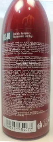 Vista 5 de Prokpil Tratamiento de Mantenimiento Rojo Cuidado del Cabello Coloreado Tratamiento Rojo Mantenimiento de Cabello Tinturado 0.3-10.1 fl oz
