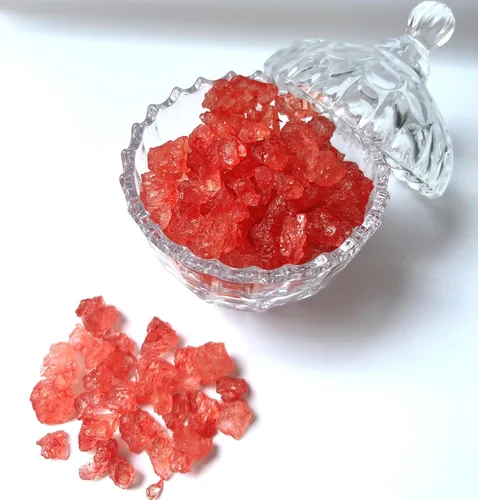 Vista 17 de SweetGlob Gemas grandes de caramelo de azúcar de roca antiguas, cristales de roca de azúcar en trozos (sabores surtidos, 1 libra)