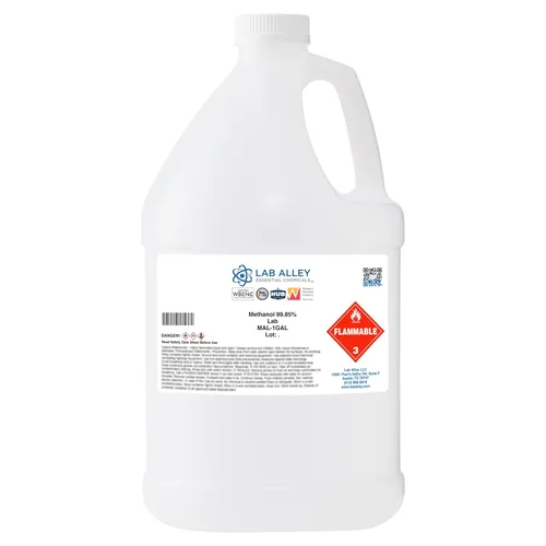 Lab Alley Metanol 99.85%, grado de laboratorio, 1 galón