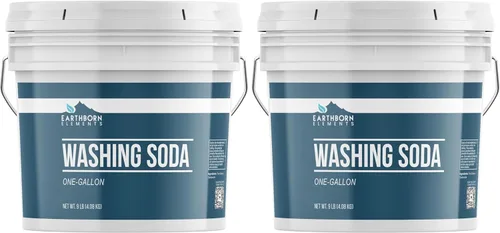Vista 5 de Earthborn Elements Soda para Lavar (2 lb), Ceniza de Soda, Carbonato de Sodio, Incrementador de Lavado No Tóxico