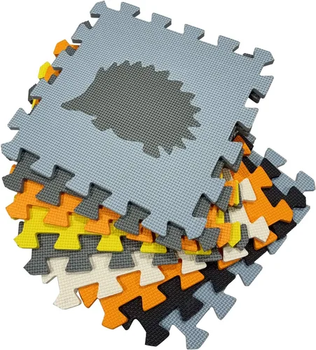 Vista 3 de XMTMMD - Piezas de tapete de EVA ideales para hacer ejercicio o como azulejos para el equipo de entrenamiento en gimnasios, Multi