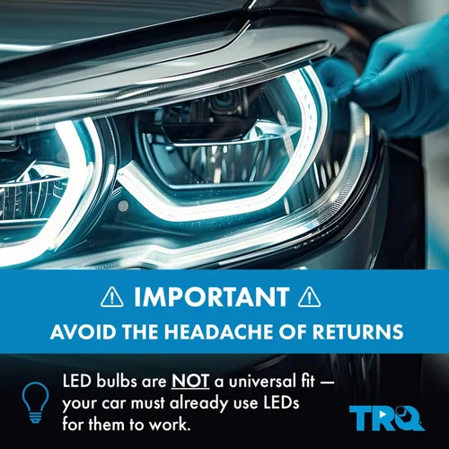 Vista 175 de TRQ Juego de Conjunto de Ensamble de Faros de 2 Piezas de Desempeño Halógeno con Marco Cromado Conductor y Lado del Pasajero Compatible con Mercedes