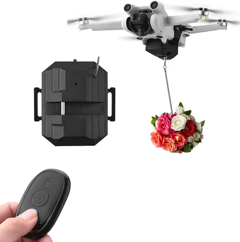Sistema Airdrop compatible con DJI Mini 4 Pro/Mini 3/Mini 3 Pro/Mini 2/Mini SE Drone Payload Dropper Release Dropper System Delivery Transport