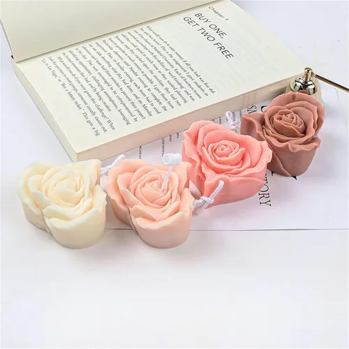 Vista 21 de Molde de Silicona para Fondant de Flores Rosas 3D Molde de Chocolate Dulces Pastel Decoración Molde Jabón Molde Vela Molde Resina Arcilla Horneado