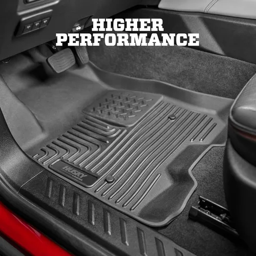 Vista 2 de Husky Liners tapetes para piso de auto delanteros y traseros.