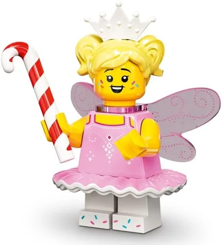 Vista 3 de LEGO Sugar Fairy Mini figura (71034) - Serie 23, multicolor de 1.5 pulgadas, requiere montaje, a partir de 5 años