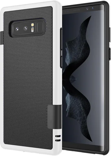 Vista 28 de Jeylly Funda para Galaxy Note 8, funda para Note 8, [3 colores] delgada híbrida resistente TPU suave y policarbonato duro a prueba de golpes, Vino