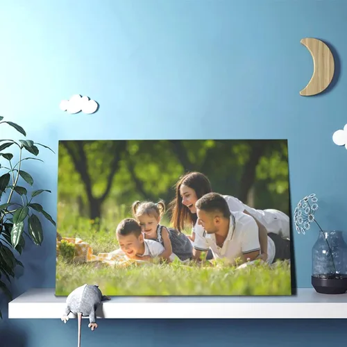 Vista 6 de Custom Canvas Prints, Personalized Photo Wall Decor Customized Photo Prints Custom Photo Gift Wall Art for Living Room, Bedroom, Wedding Baby Pet