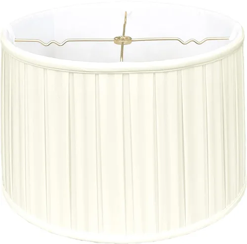 Vista 17 de Royal Designs "Shallow Drum English Box - Pantalla básica plisada para lámpara, oro antiguo, 11" x 12" x 8.5" (BS-748-12AGL)