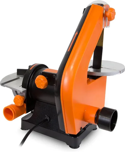 Vista 3 de WEN Lijadora de banda y disco de sobremesa con banda de 1 x 30 pulgadas y disco de lijado de 5 pulgadas (6515T)