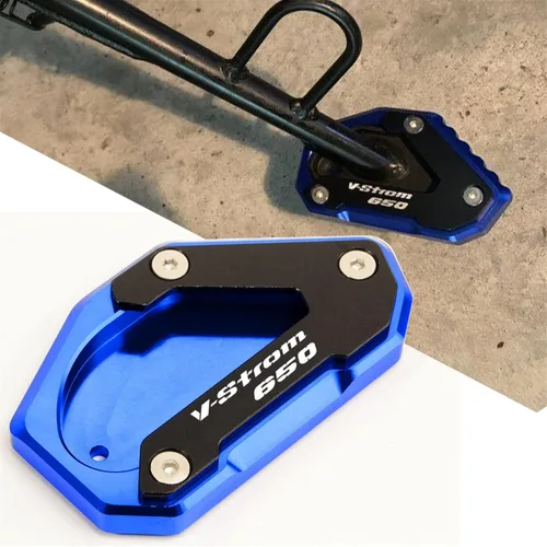 Vista 3 de Extension Board Motorcycle Kickstand Side Stand Enlarge Extension for Suzuki V-Strom 650 XT DL650 2012-2021 2020 2019 2018 2017 2016 Bracket Pad