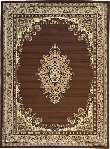 Vista 20 de Rugs.com, colección Amaya - Alfombra de pelo medio marrón de 2 x 3 pies perfecta para entradas, cocinas, rincones para desayunar, piezas de realce