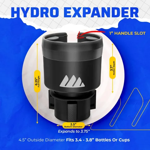 Vista 6 de Integral Expansor de portavasos de coche para Hydro Flask y botellas
