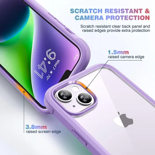 Vista 296 de DIACLARA - Funda transparente compatible con iPhone XR 6.1 pulgadas 2018
