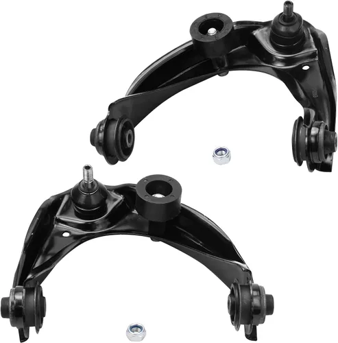 Vista 221 de Detroit Axle - Kit de suspensión frontal de 10 piezas para Chevy Trailblazer EXT GMC Envoy XL XUV Buick Rainier Isuzu Ascender Olds Bravada, brazos