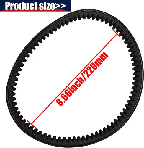 Vista 4 de 3 correas de transmisión compatibles con Coleman KT196 Go Kart Powersports KT196cc 4 ruedas 196cc 6.5HP Gokart Buggy Mini Bike