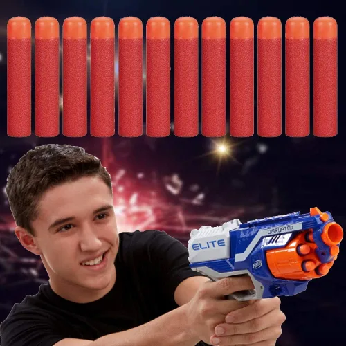 Vista 6 de Mega Dart Refill Pack 9.5CM Compatible with Nerf Mega Guns, Mega Pack Refill Bullets for N-Strike Mega Series Guns