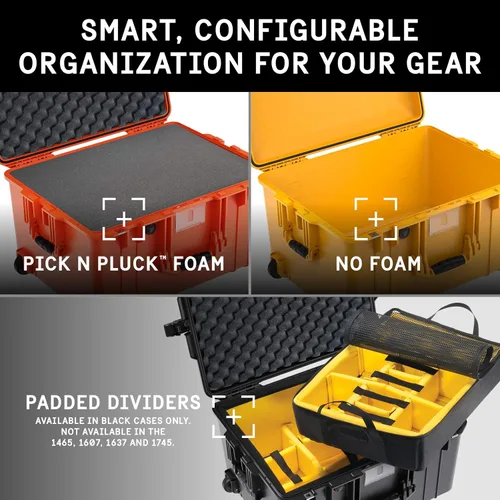 Vista 8 de Pelican Air 1607 Case No Foam - Silver