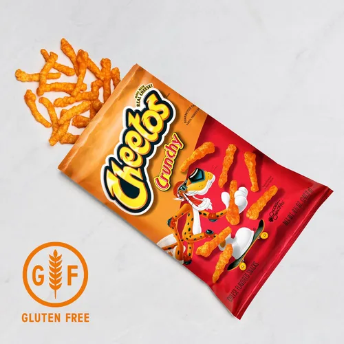 Vista 4 de Cheetos - Bocadillos con sabor a queso, crujientes, 1 onza (paquete de 40)