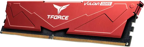 Vista 10 de TEAMGROUP T-Force Vulcan DDR5 16GB (2x8GB) 5200MHz (PC5-41600) CL40 Intel XMP 3.0 y AMD Expo Compatible Módulo de Memoria de Escritorio Ram Negro
