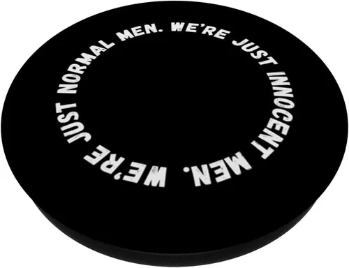 Vista 2 de Somos solo hombres normales. Hombres inocentes. Divertido hacker viral de TV PopSockets PopGrip estándar