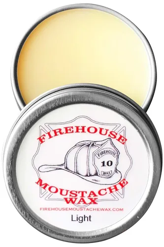 Vista 8 de Firehouse Moustache Wax - Fabricado en Estados Unidos - para dar forma a la barba y el bigote - Cera de barba para todo tipo de clima, perfumada