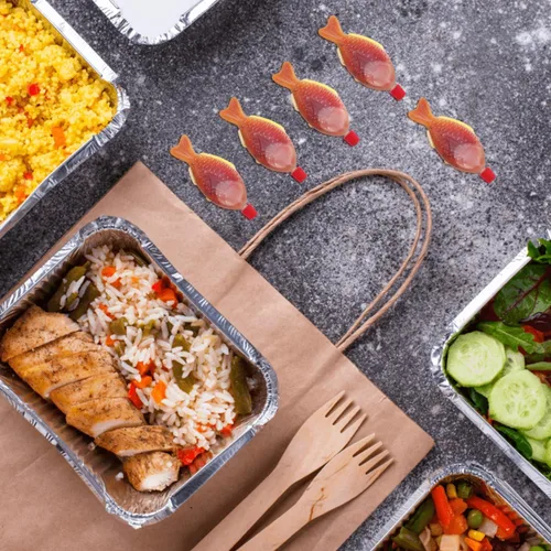 Vista 8 de Abaodam Recipientes para condimentos, 100 unidades Bento Lunch Caja de salsa de soja, botellas dispensadoras de vinagre, botellas de condimentos